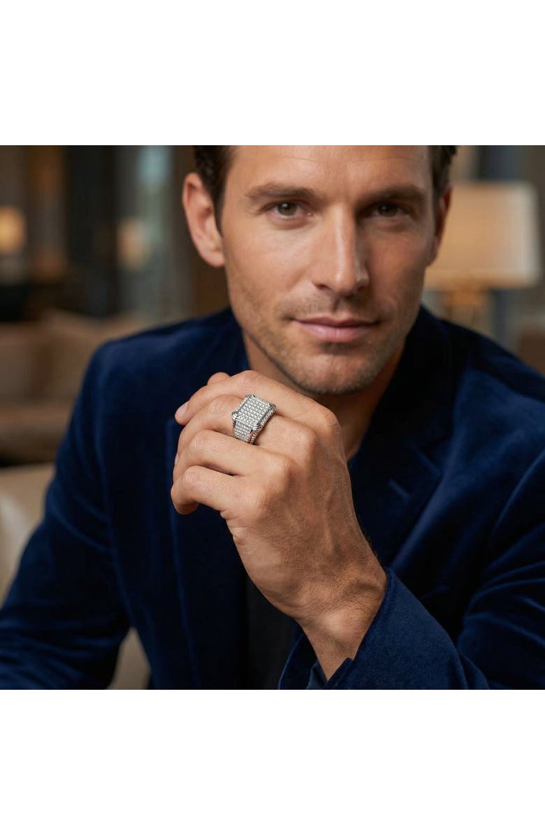 Bliss Diamond 2Ct Men's Diamond Ring in 14k Gold Lab Grown, Alternate, color, 14K Yellow Gold