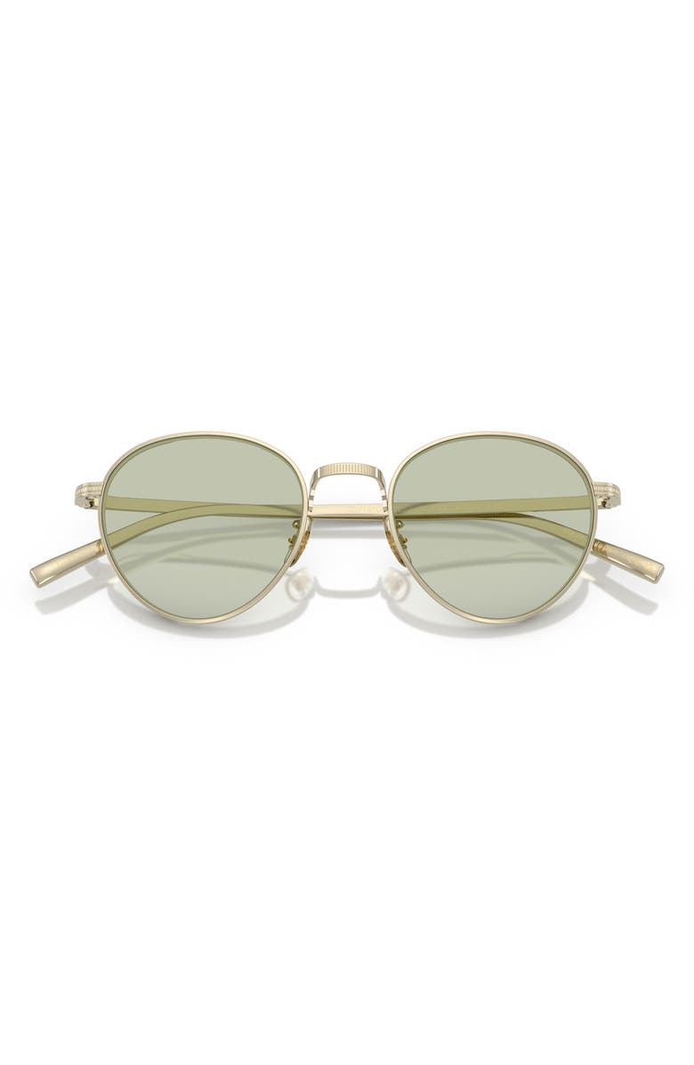 Oliver Peoples 49mm Phantos Sunglasses, Alternate, color, Green Grad