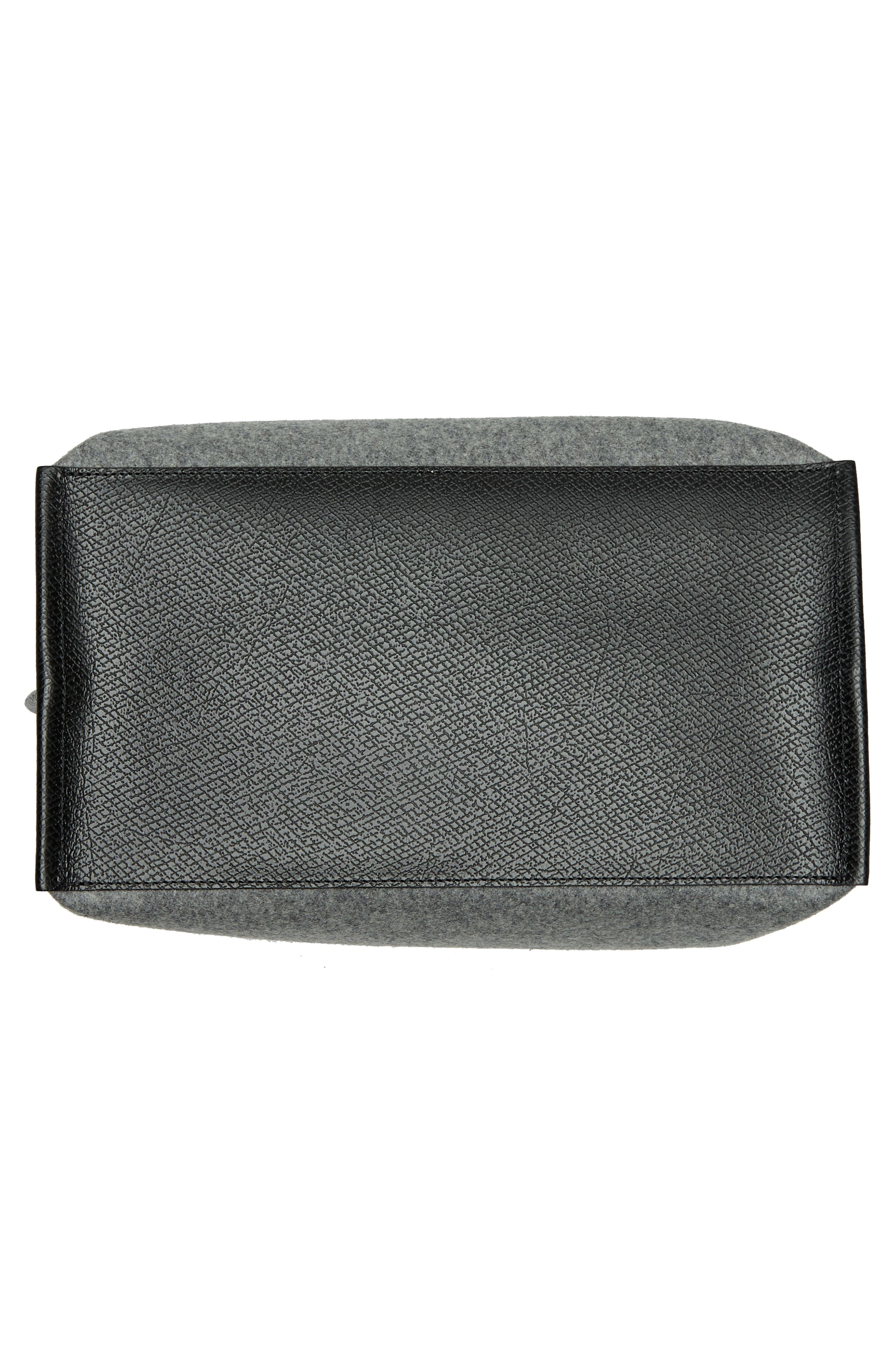 Longchamp Essential Wool & Leather Open Tote, Alternate, color, 