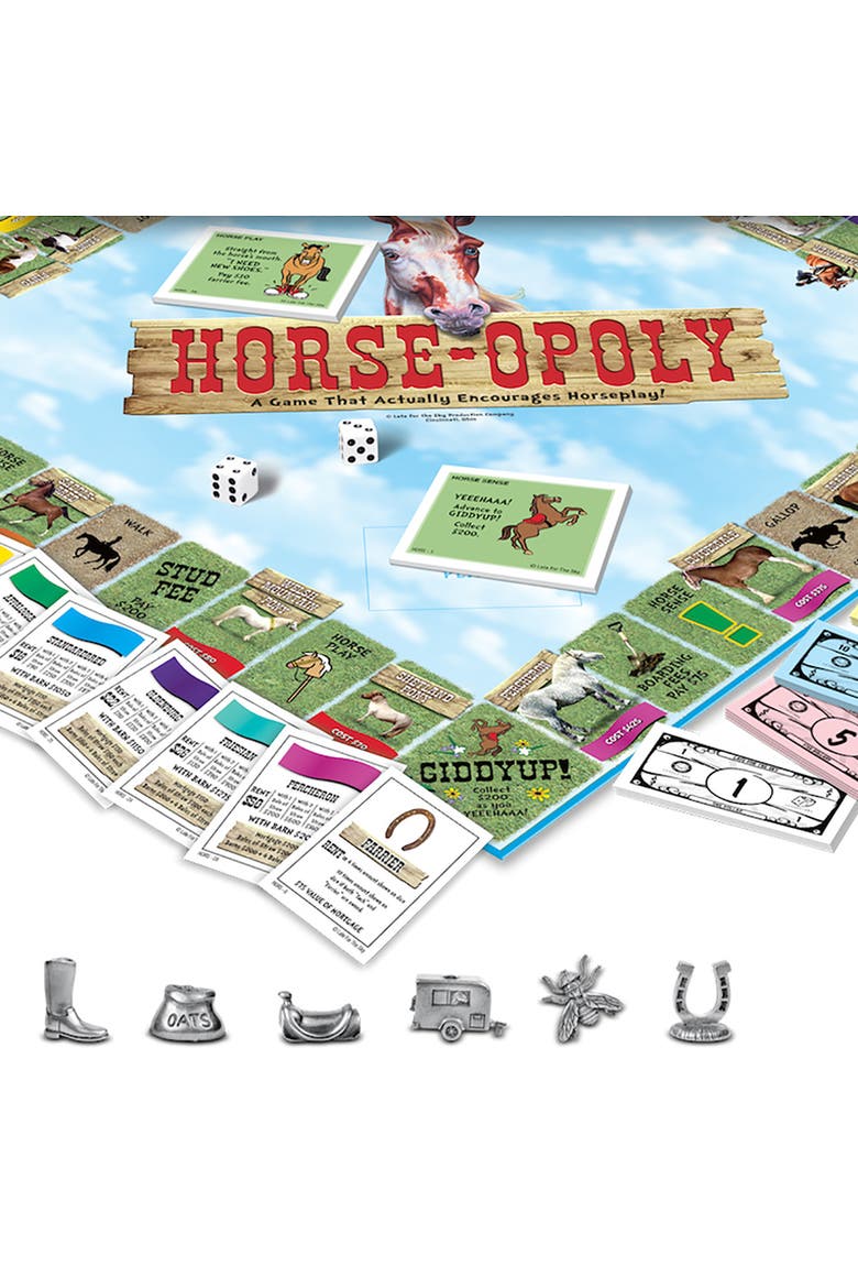 Horseopoly Monopoly Board Game, Alternate, color, Multicolored