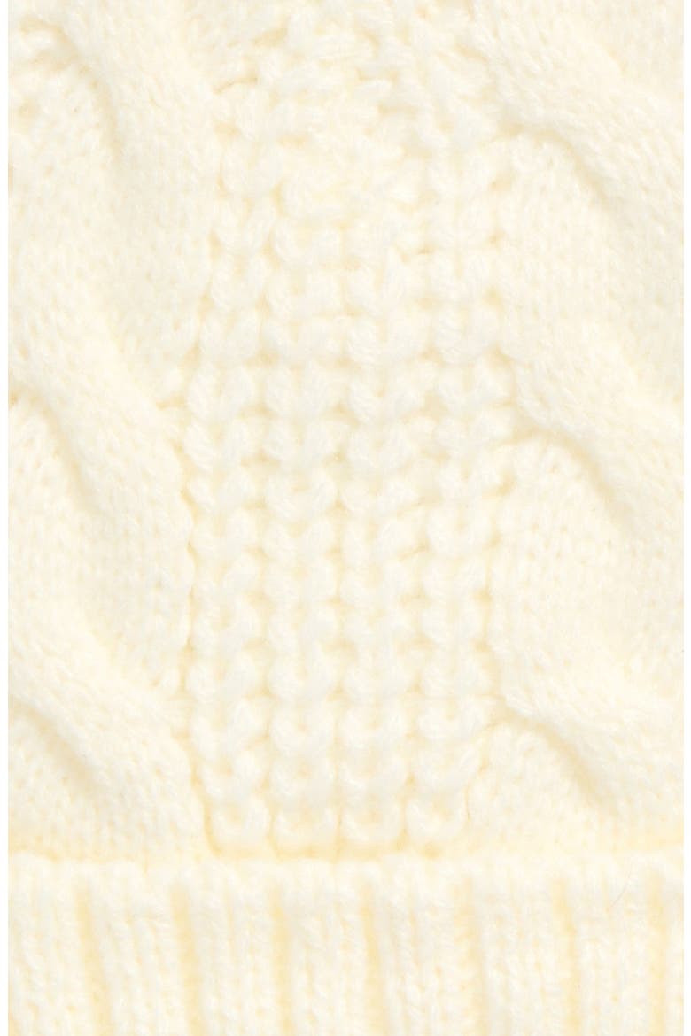 Kids' Bear Hat & Mittens 2-Piece Set, Alternate, color, IVORY COMBO