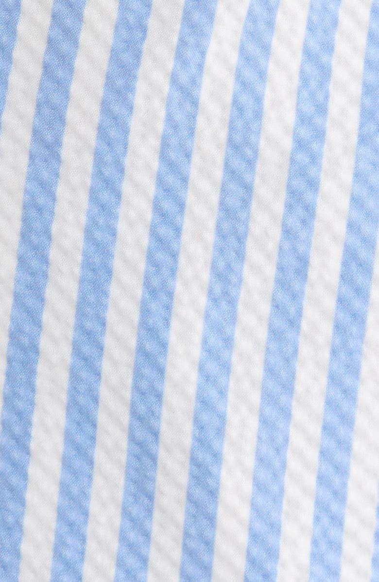 PacSun Embroidered Bouquet 4.5-Inch Swim Trunks, Alternate, color, Blue/ White