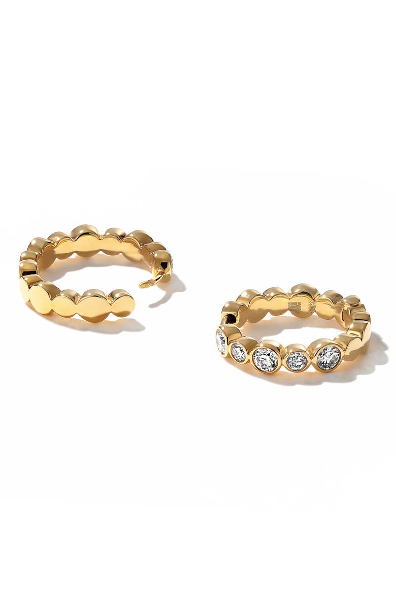 Mark Henry Bubbly Diamond Mini Hoop Earrings, Alternate, color, Diamond