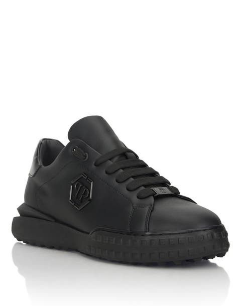 Nappa Leather Low-Top Sneakers Hexagon Unisex