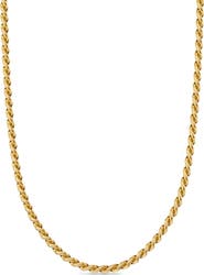 David Yurman Sculpted Cable 18k Gold Chain Necklace, 3.7mm