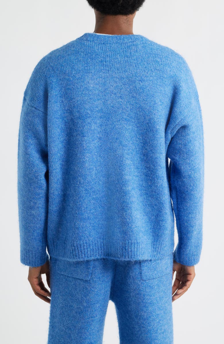 Elwood Oversize Crewneck Sweater, Alternate, color, Blue