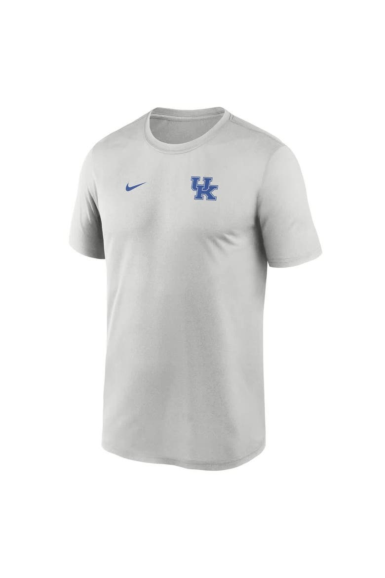 Men's Nike Gray Kentucky Wildcats 2025 Sideline Small Logo Legend Performance T-Shirt, Alternate, color, Gray