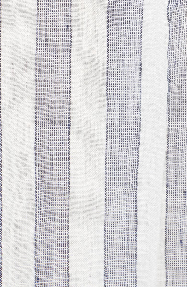 Grayson The Hero Stripe Tumbled Linen Shirt, Alternate, color, 