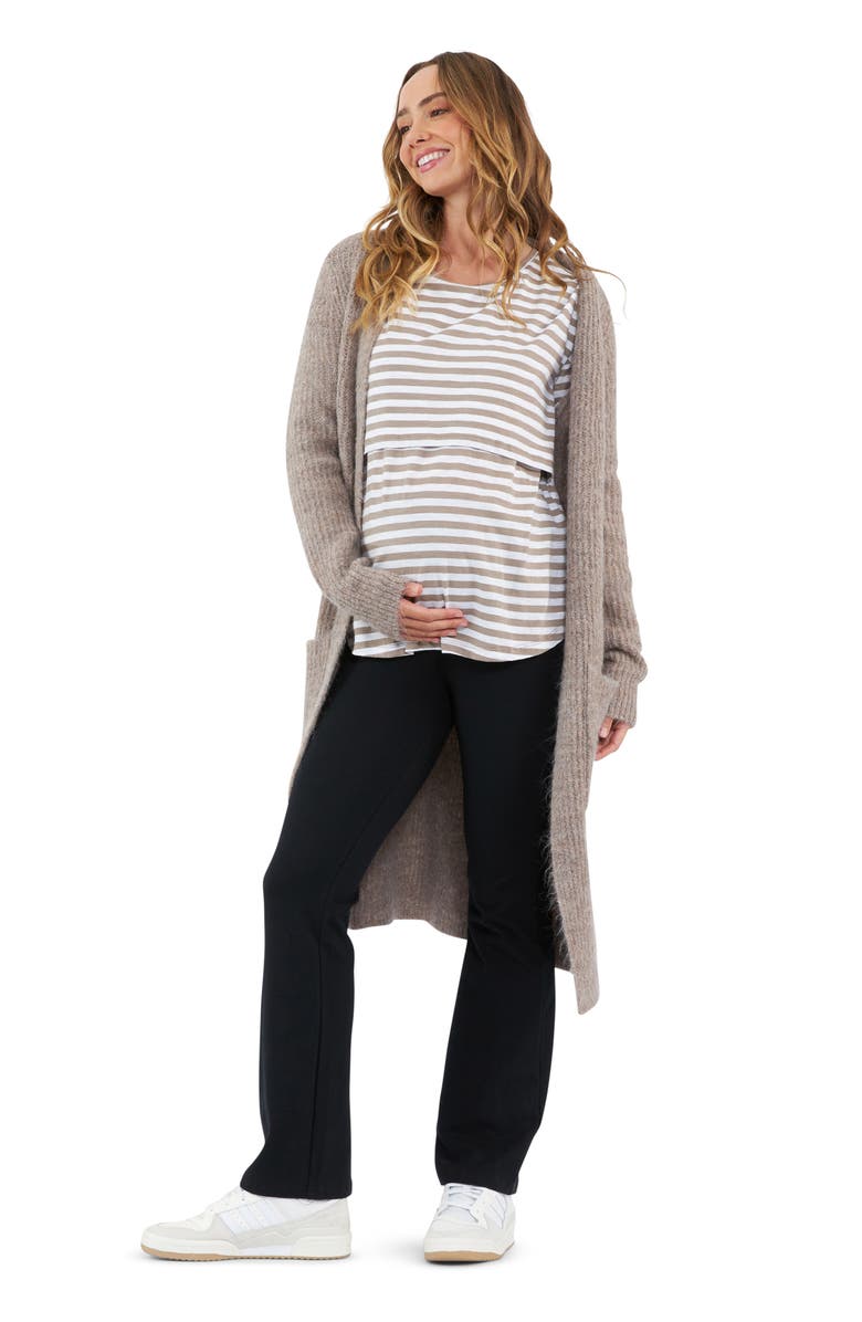 Ripe Maternity Lionel Long Sleeve Maternity/Nursing T-Shirt, Alternate, color, 