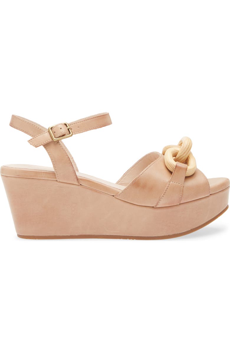 Chocolat Blu Chain Ankle Strap Wedge Sandal, Alternate, color,