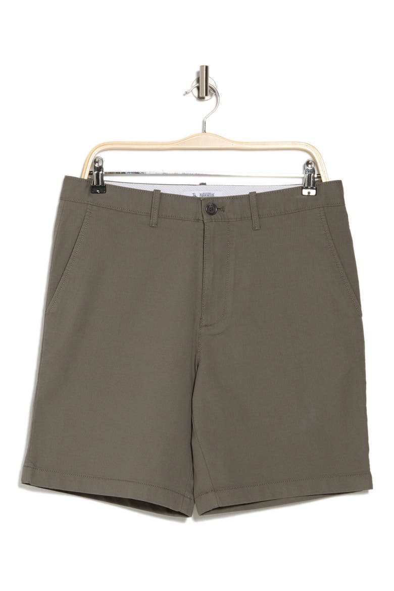 9 Stretch Bedford Shorts, Alternate, color, CASTLEROCK