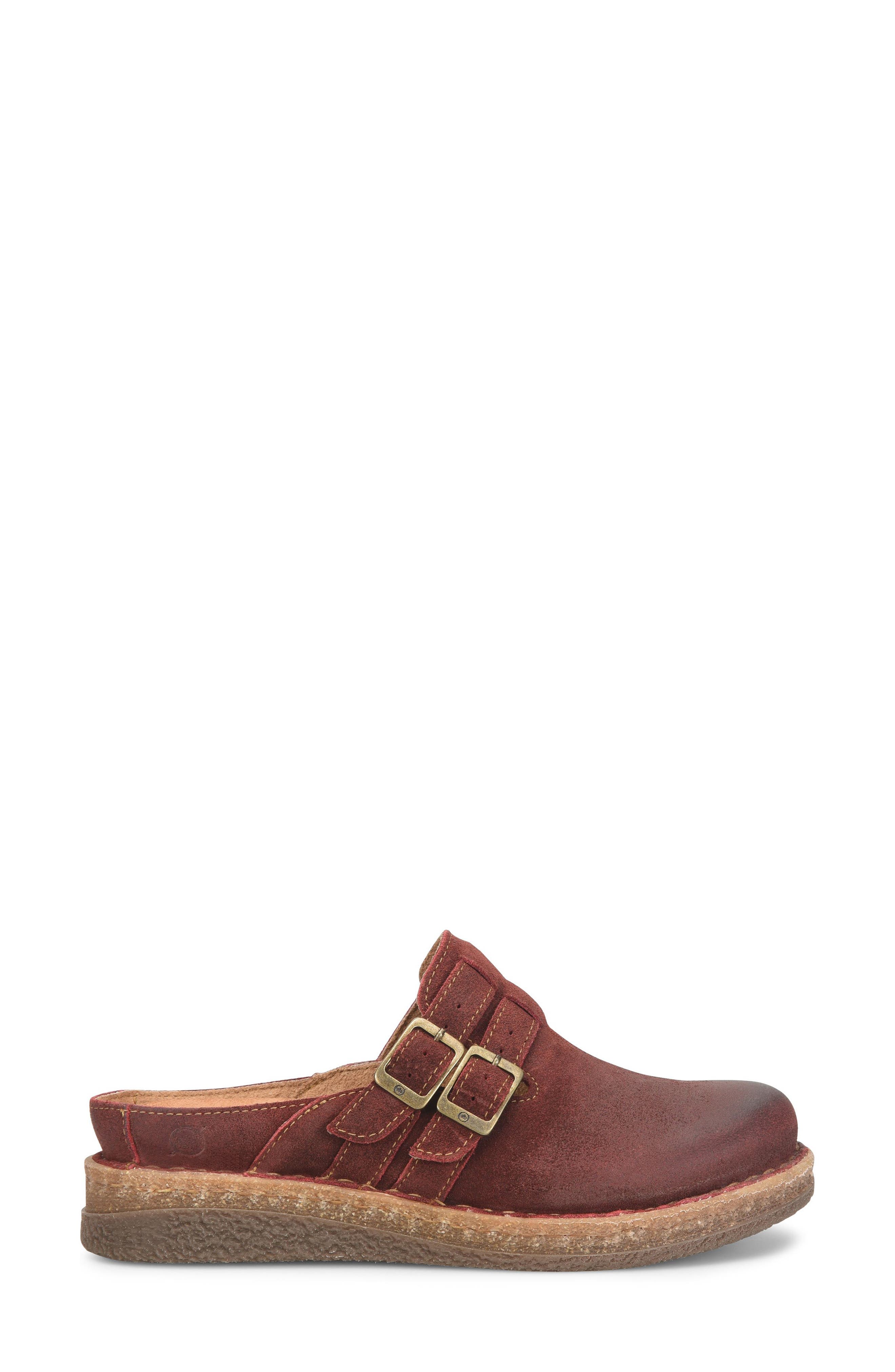 Cort Distressed Clog, Alternate, color, BURGUNDY DISTRESSED