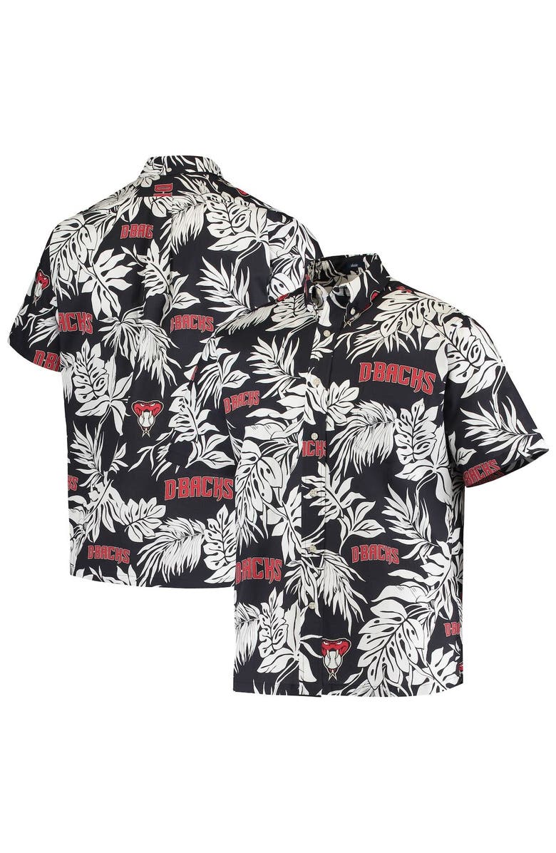 Reyn Spooner Men's Reyn Spooner Black Arizona Diamondbacks Aloha Button-Down Shirt, Main, color,