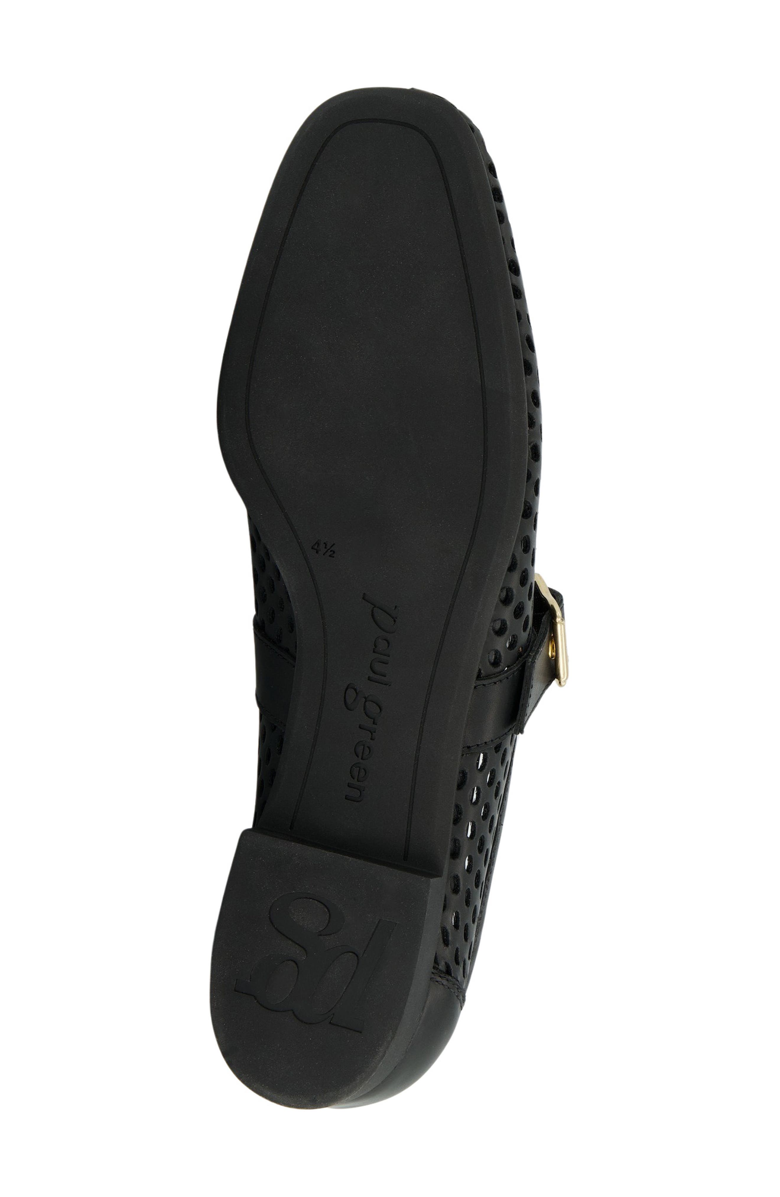 Paul Green Dana Mary Jane Flat, Alternate, color, Black Leather