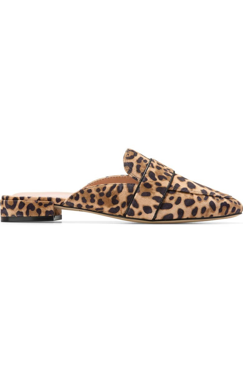 Cole Haan Pasha Embossed Mule, Alternate, color, Leopard Print Suede