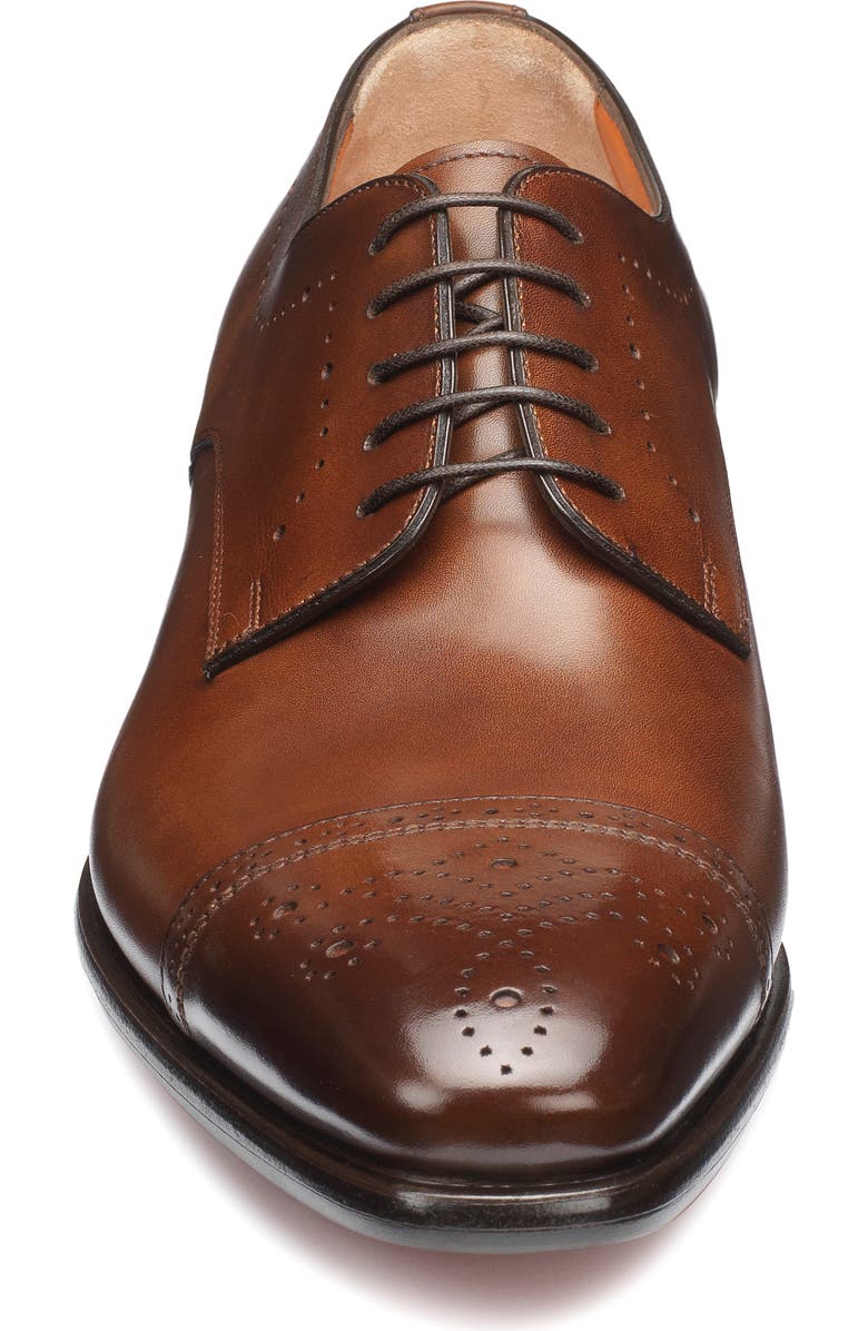 Santoni Ironside Cap Toe Derby, Alternate, color,