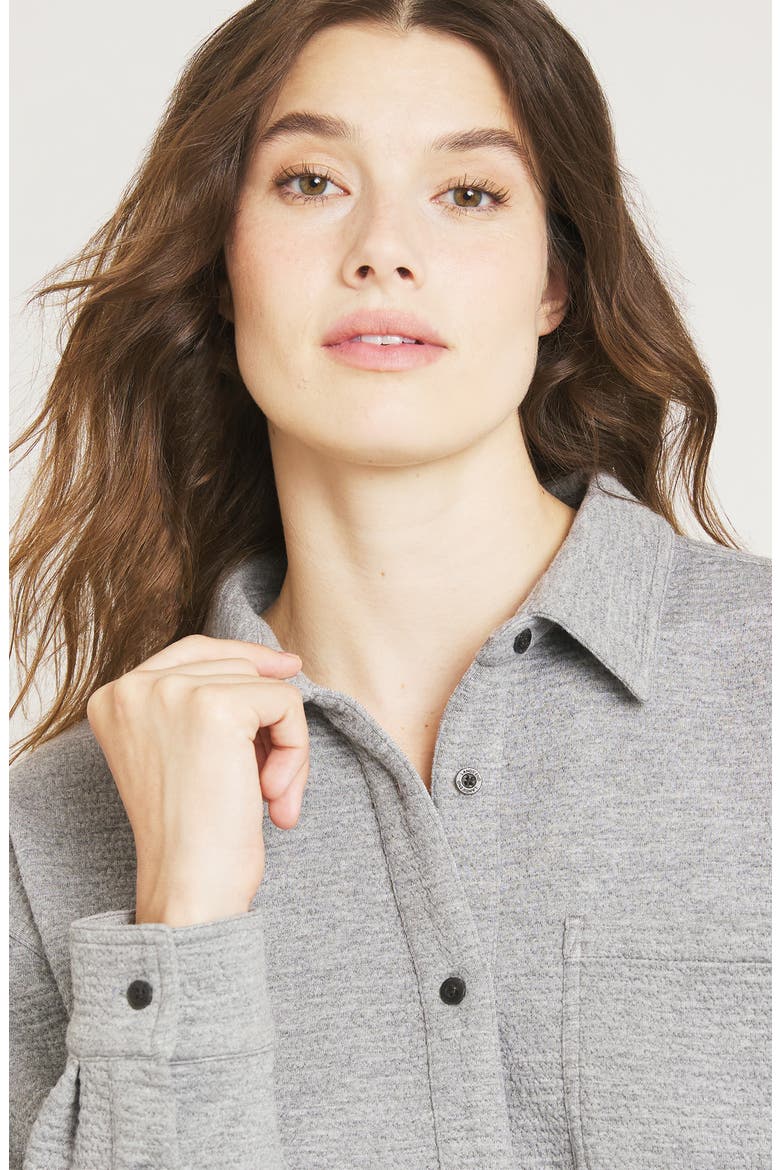 Jacquard Shirt, Alternate, color, GRAY HEATHER