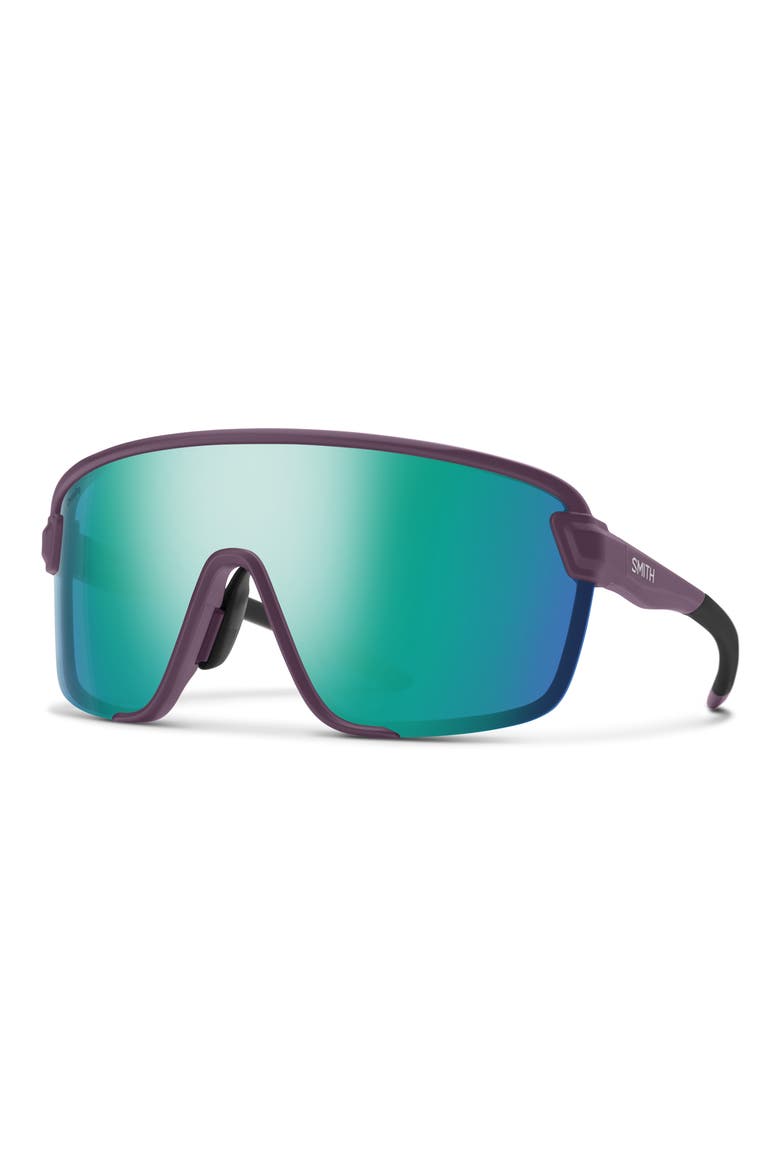 Bobcat 135mm ChromaPop™ Shield Sunglasses, Alternate, color, MATTE AMETHYST / OPAL