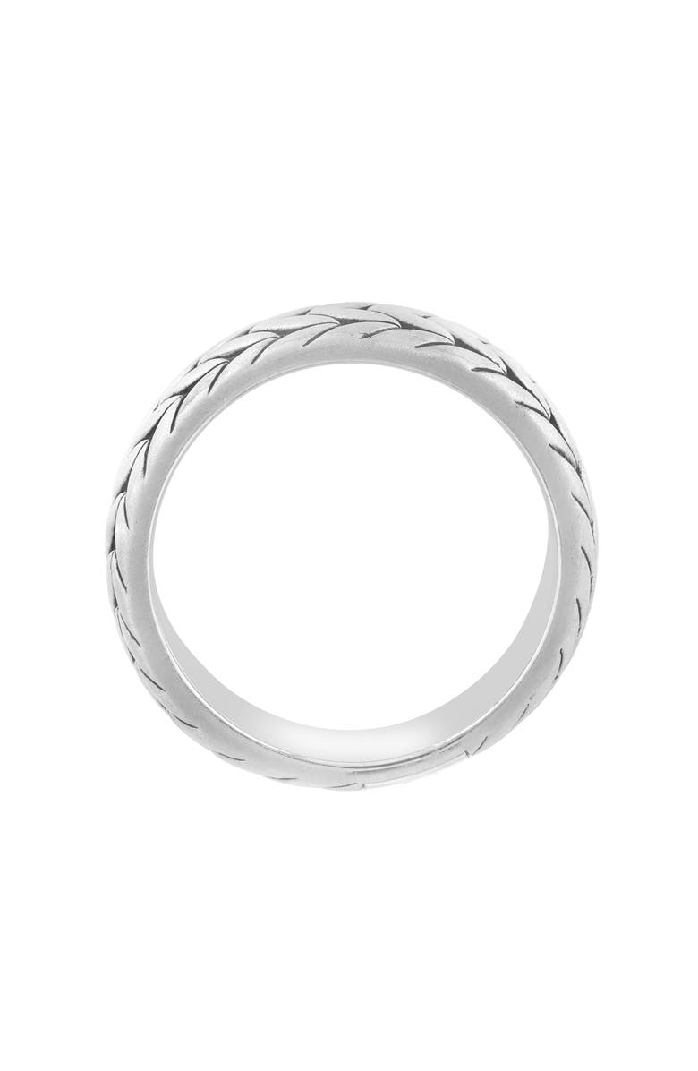 EFFY Men's Textured Band Ring, Alternate, color, White