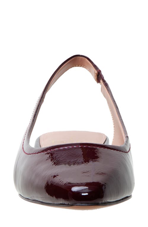 Linea Paolo Cielo Slingback Pump In Burgundy