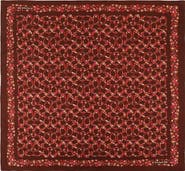 COACH Posey Cluster Silk Square Scarf