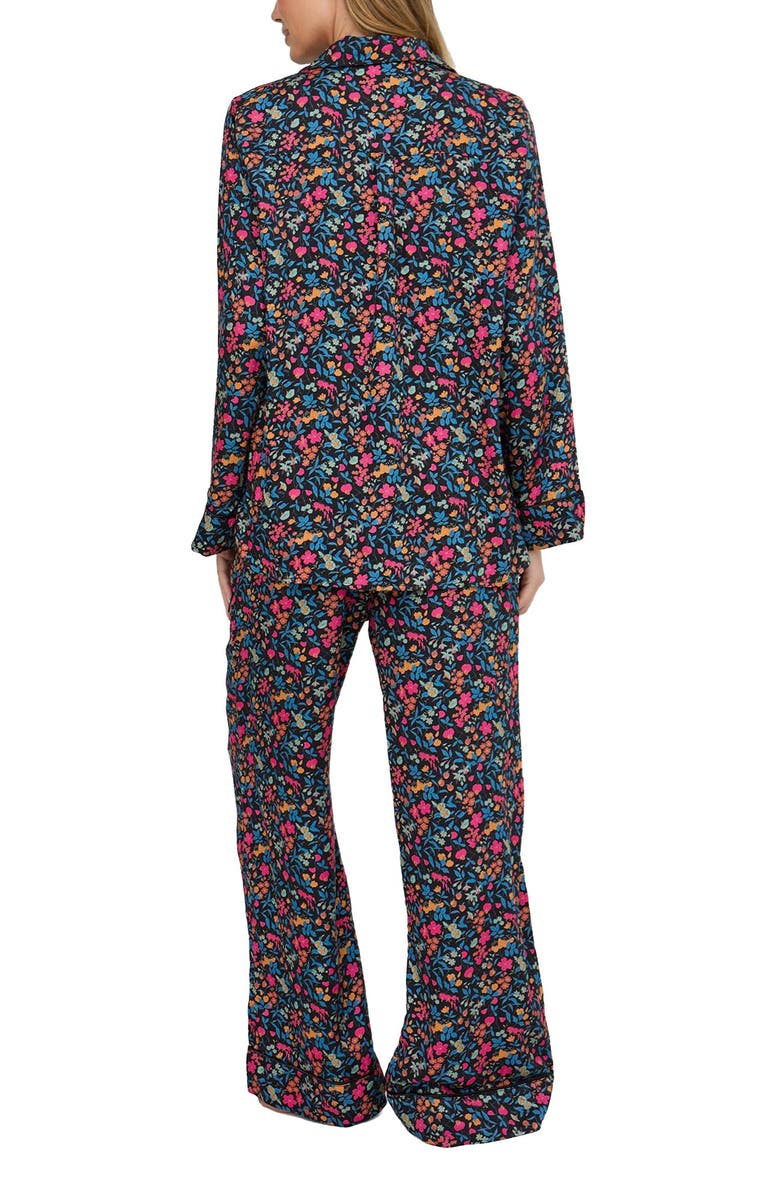 Lily and Lionel London Evie Long Sleeve Print Pajama Set, Alternate, color, Mixed Floral