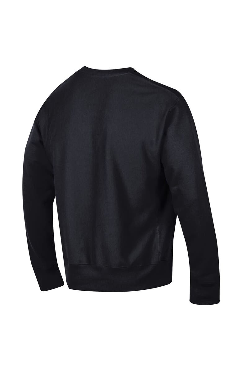 Champion Men's Champion Black Nebraska Huskers Arch Reverse Weave Pullover Sweatshirt, Alternate, color, 