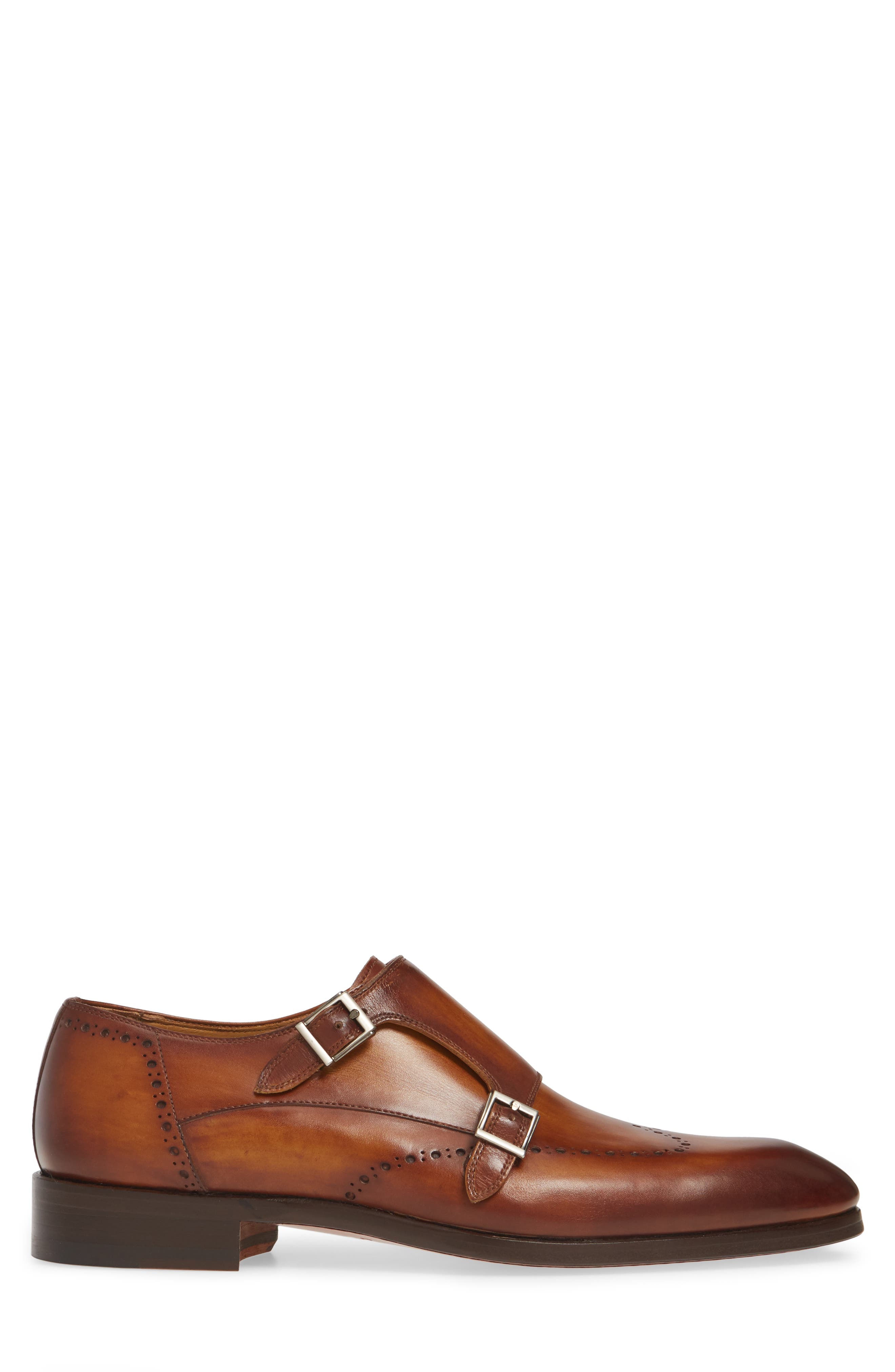 Magnanni Ryan Double Monk Strap Shoe, Alternate, color, 