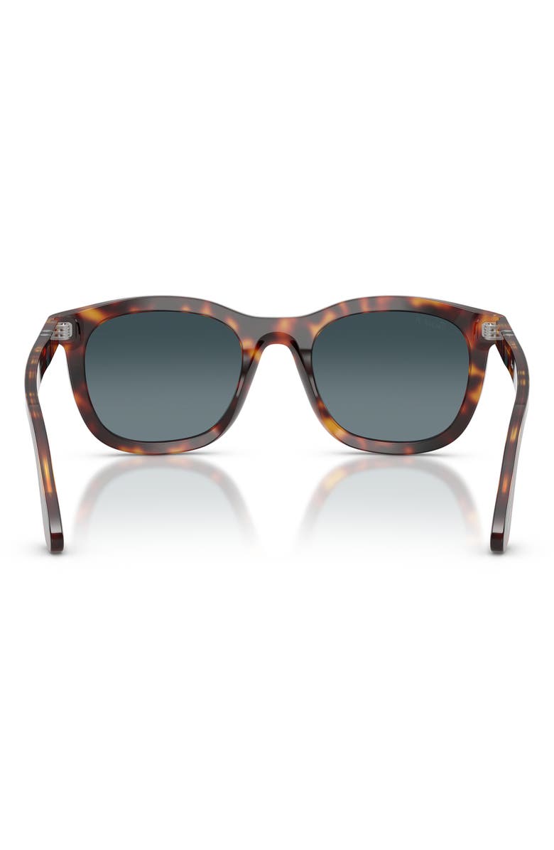 Persol 52mm Polarized Gradient Phantos Sunglasses, Alternate, color, Havana / Light Blue Dark Blue