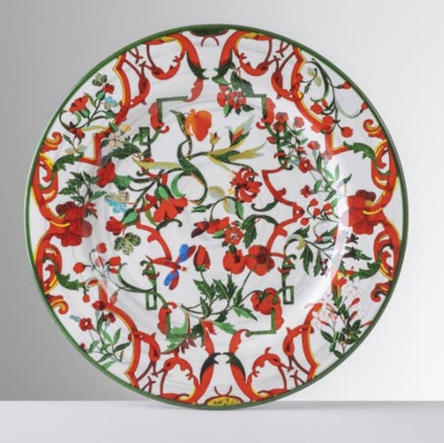 Mario Luca Giusti Lillybet Dinner Plate In Multi
