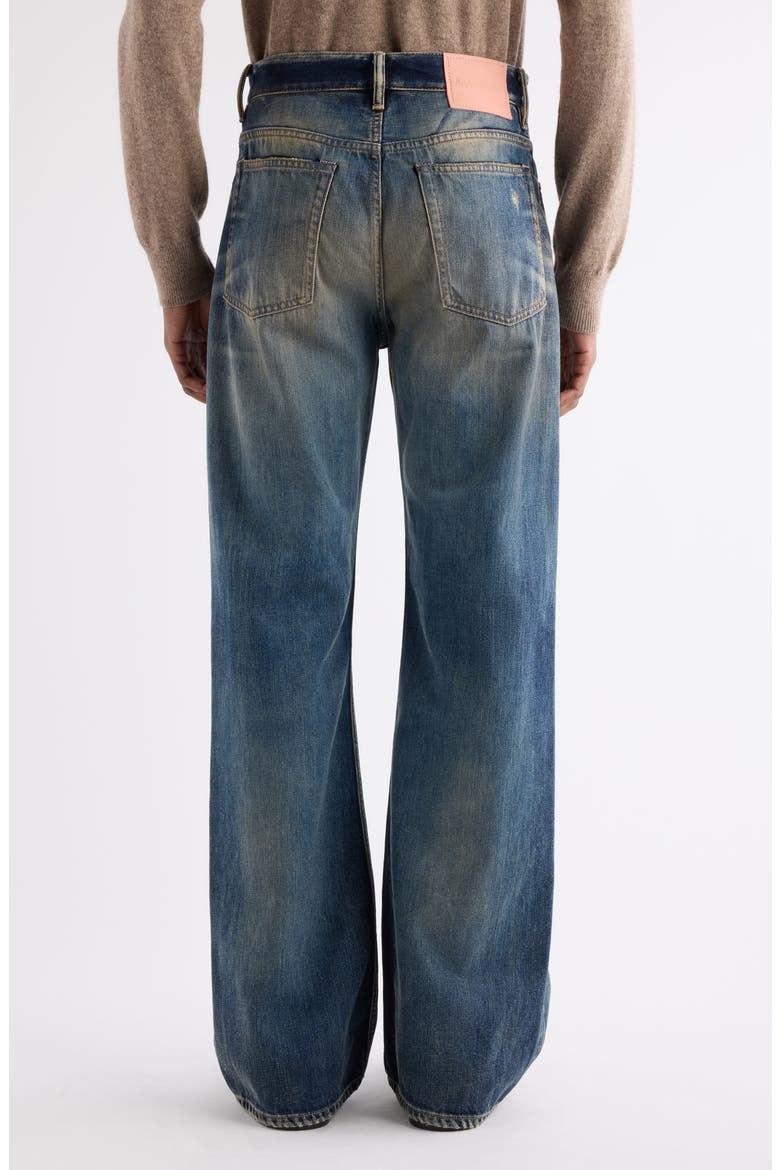2021M Rocka Wide Straight Leg Jeans, Alternate, color, DARK BLUE
