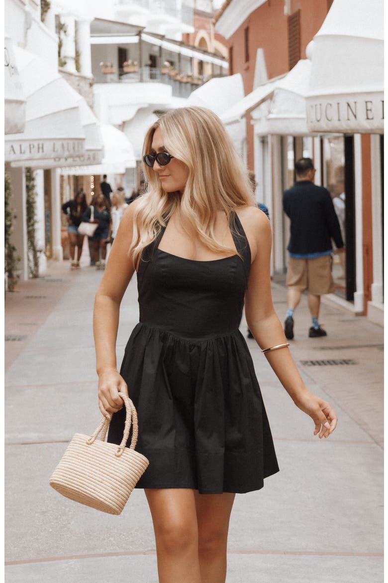 Jacinda Minidress, Alternate, color, BLACK