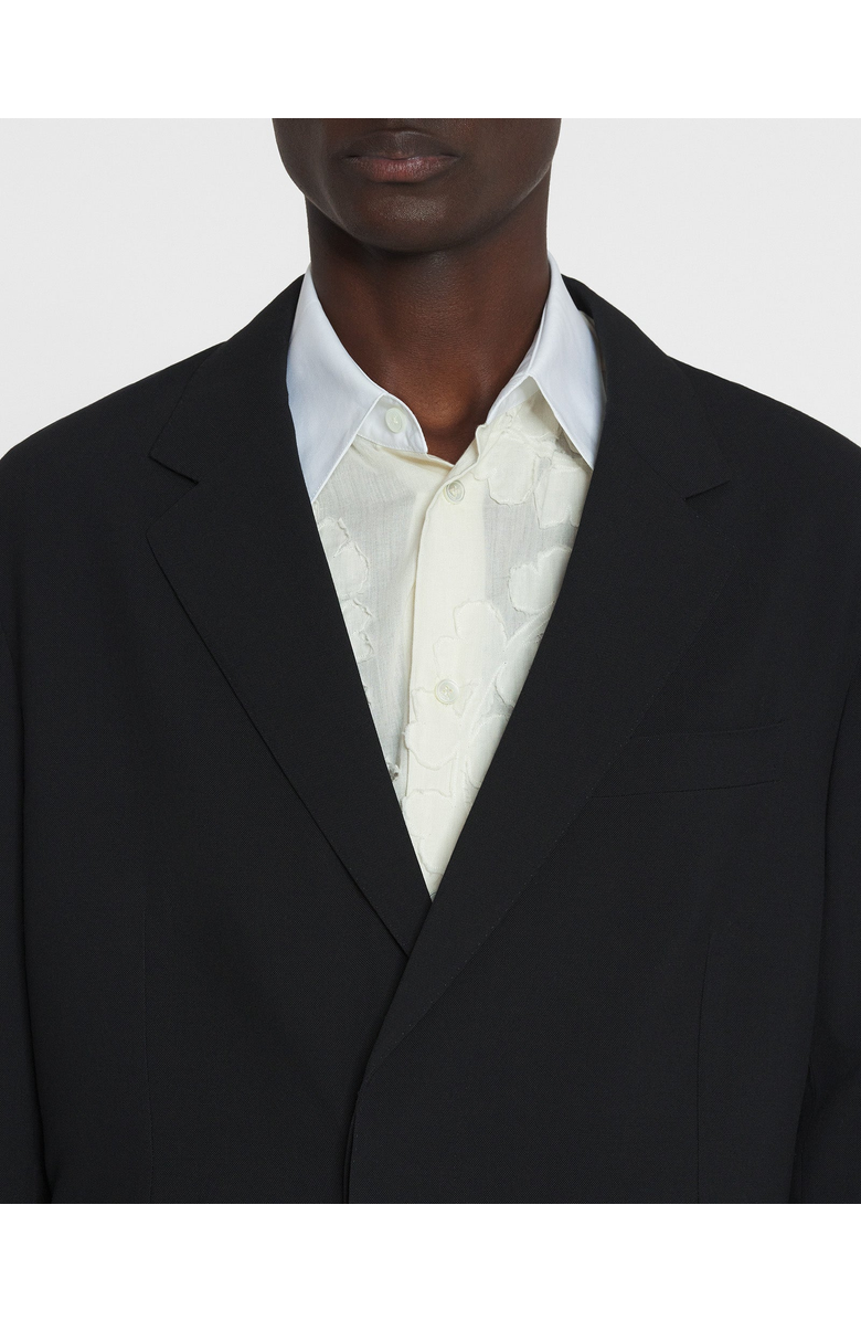 Lanvin Loose-Fitting Wool Jacket, Alternate, color,