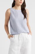 Caslon® Linen Blend Tank