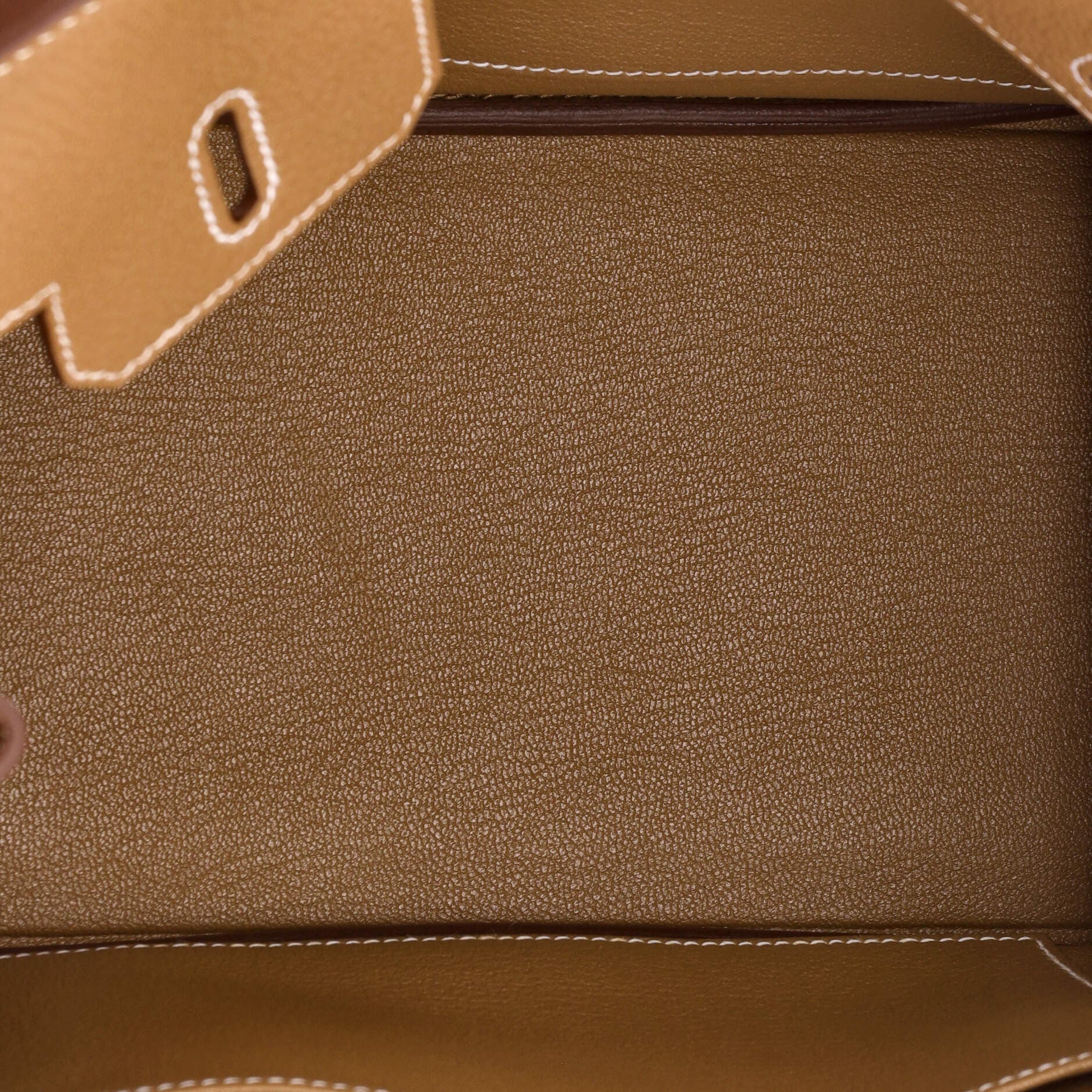 Pre-Owned Hermes Birkin Handbag Brown Togo with Palladium Hardware 25, Alternate, color, 