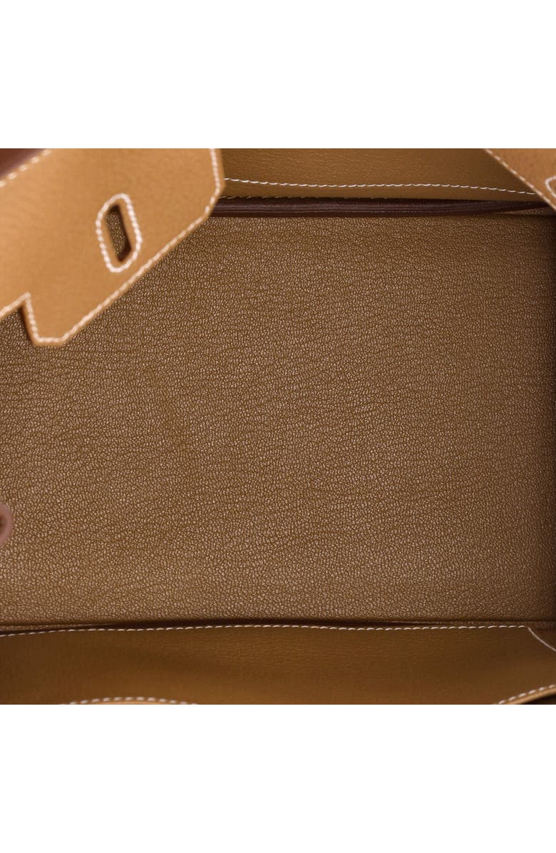 Pre-Owned Hermes Birkin Handbag Brown Togo with Palladium Hardware 25, Alternate, color,