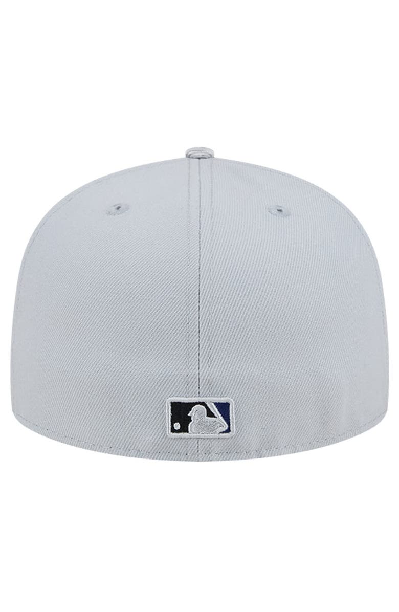 New Era Men's New Era Gray Los Angeles Dodgers Active Team Camo 59FIFTY Fitted Hat, Alternate, color, 
