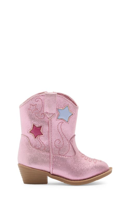 Harper Canyon Kids' Chelsee Star Western Boot In Pink