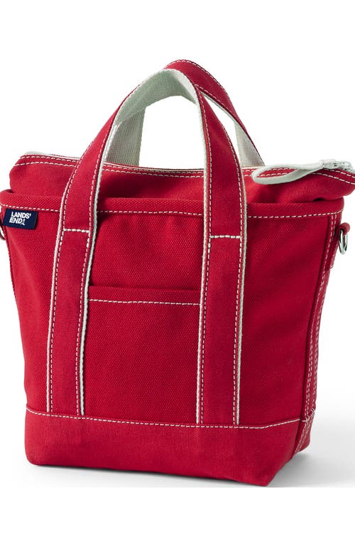 Lands' End Zip Top Canvas Tote Bag