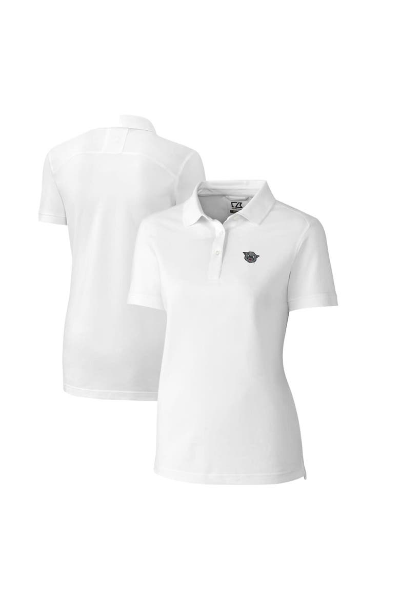 Women's Cutter & Buck White Cincinnati Bearcats Advantage Tri-Blend Pique Polo, Alternate, color, White