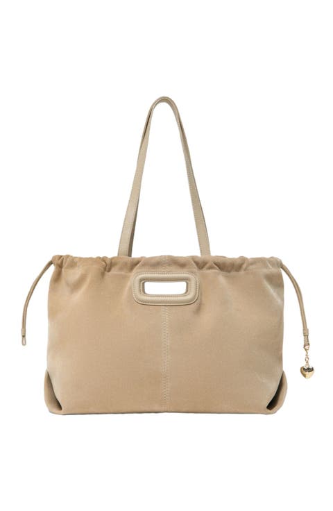 Suede Milpli tote bag