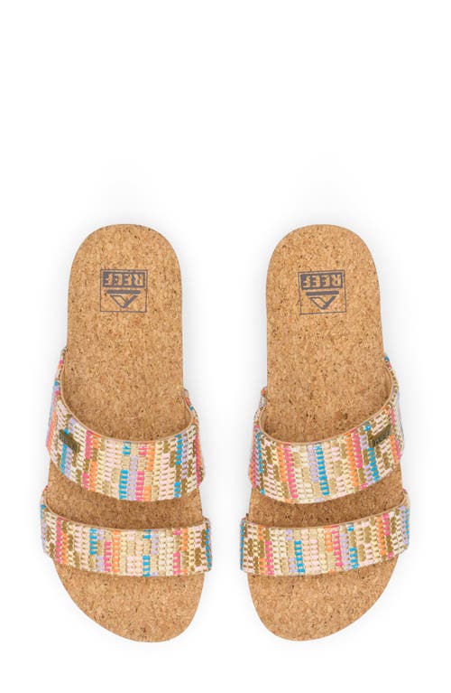 Reef Cushion Vista Hi Slide Sandal In Neutral