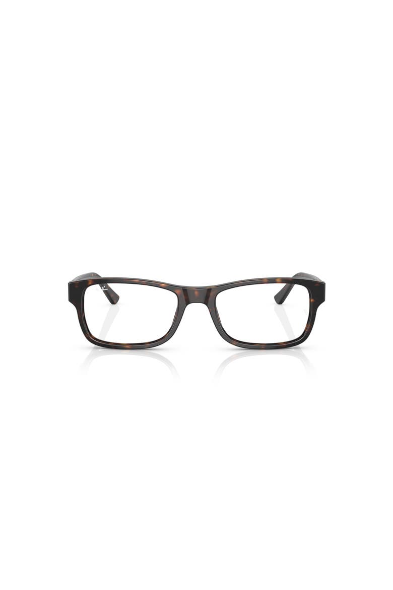 52mm Square optical glasses, Alternate, color, Tortoise
