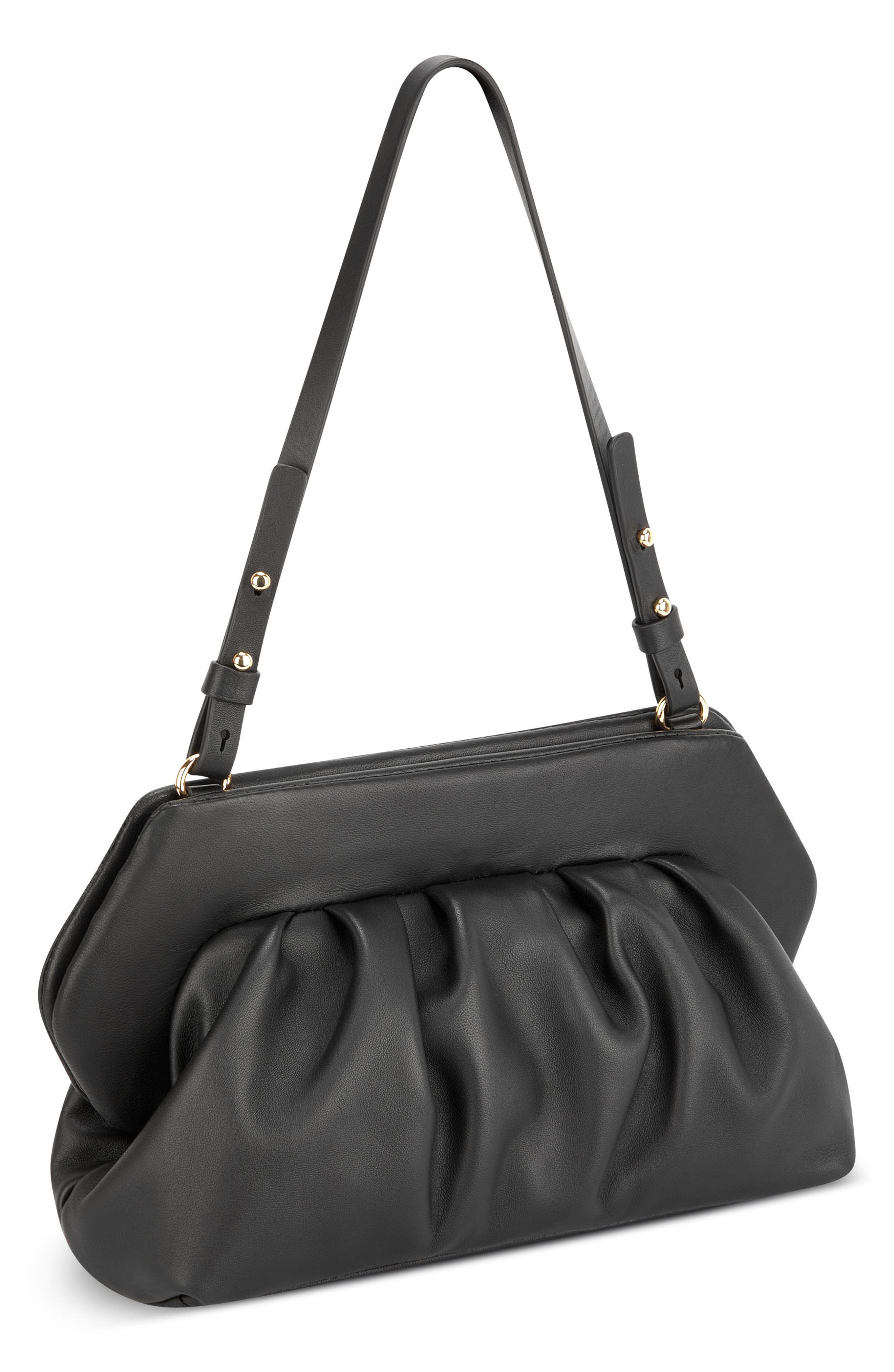 Vince Camuto Amari Leather Clutch, Alternate, color, 