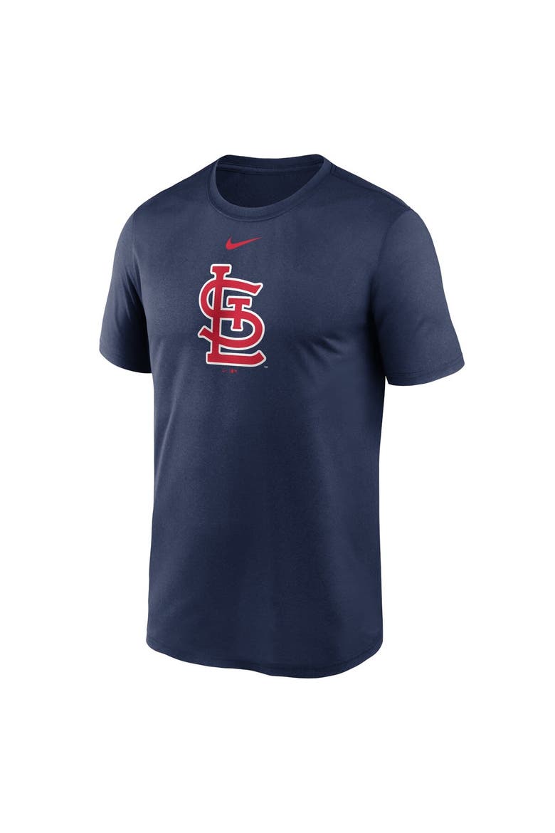 Men's Nike  Navy St. Louis Cardinals Legend Fuse Large Logo Performance T-Shirt, Alternate, color, Navy