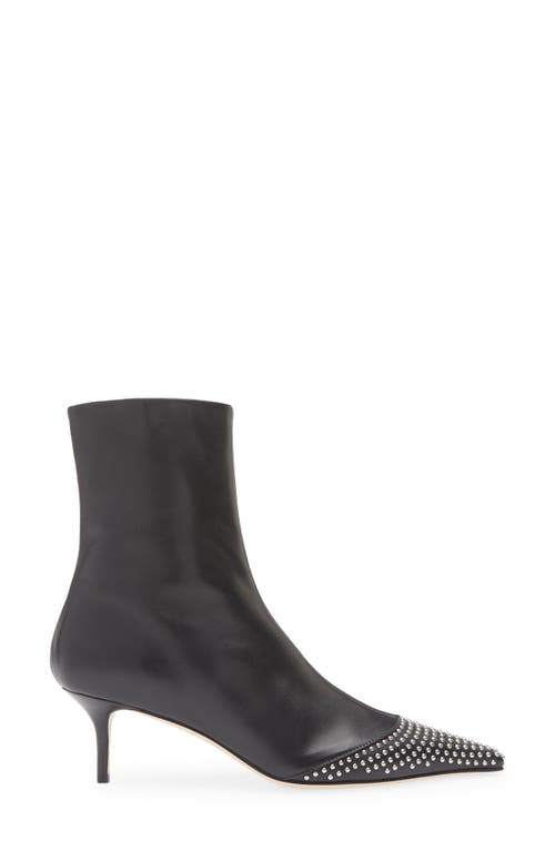 Aeyde Roe Mini Studs Heels Black In Black