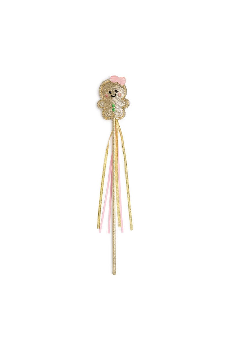Sweet Wink Gingerbread Christmas Wand, Main, color, Gold