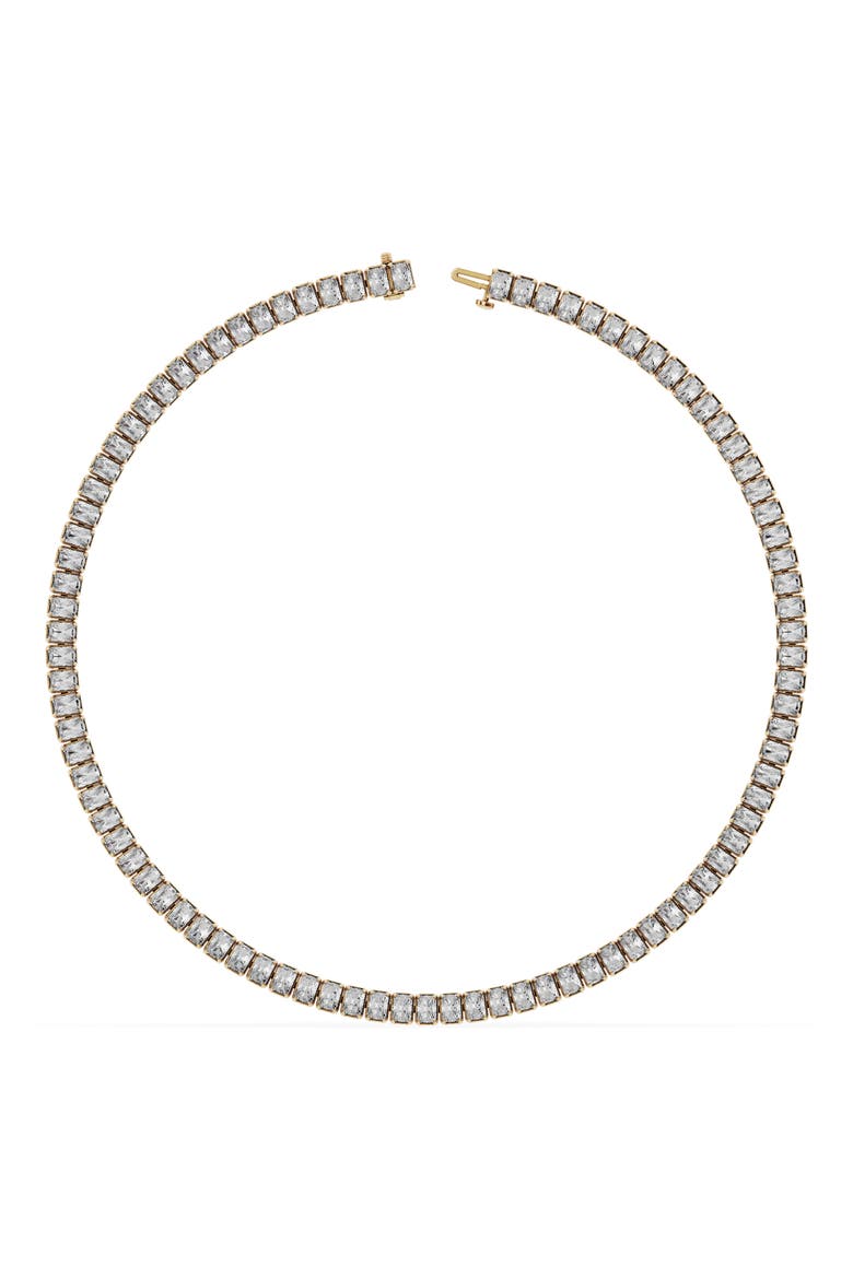 18K Gold Lab-Created Diamond Necklace - 36.62 ctw (Nordstrom Exclusive), Alternate, color, 18K YELLOW GOLD