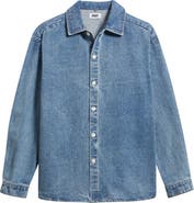 KROST Oversize Cotton Denim Button-Up Shirt