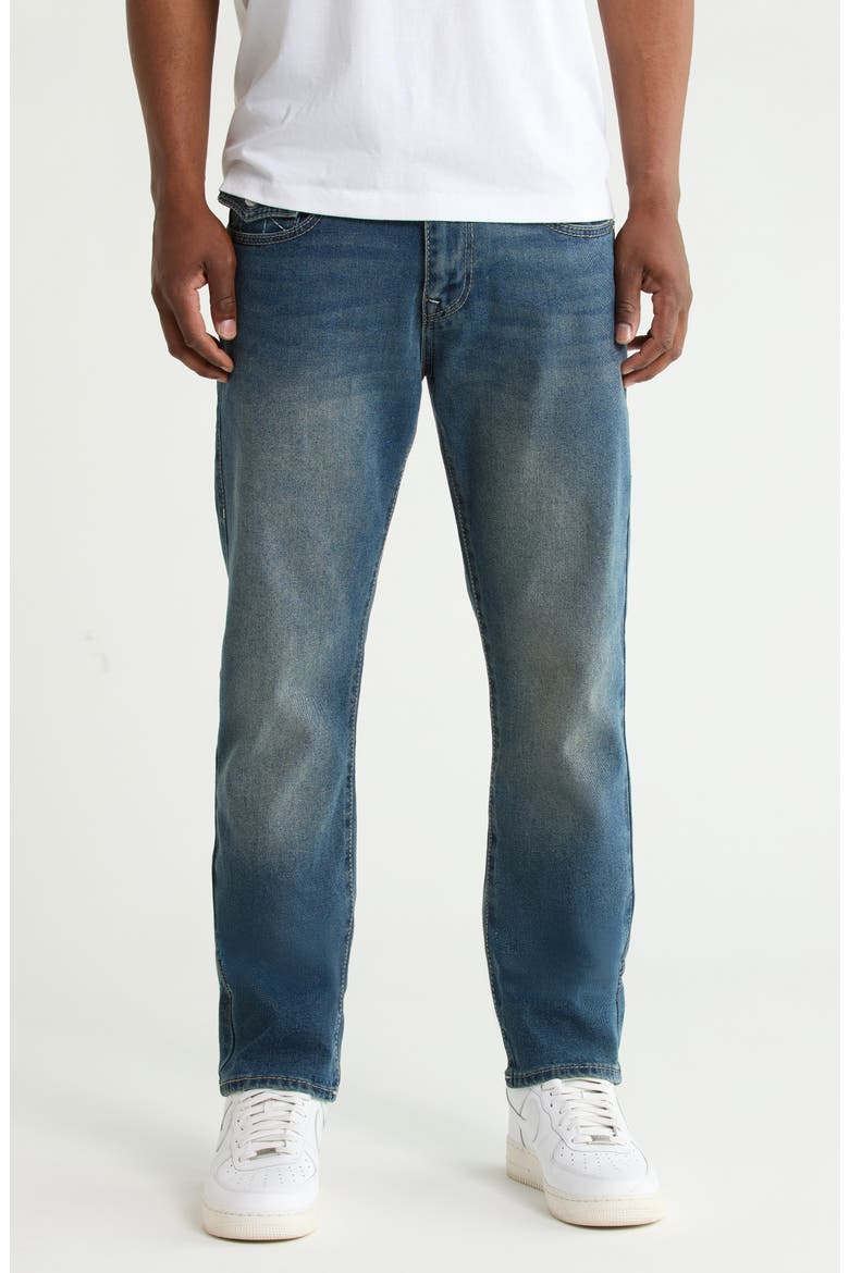 Rocco Big T Flap Skinny Jeans, Main, color, MEDIUM OCEAN STORM